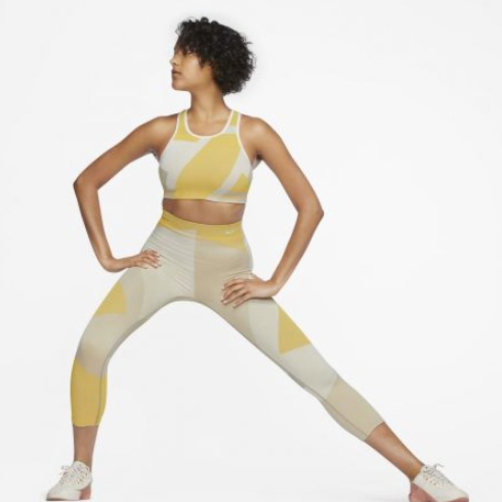 Nike Sculpt Icon Clash Set Women's Seamless Tights Shorts Bra